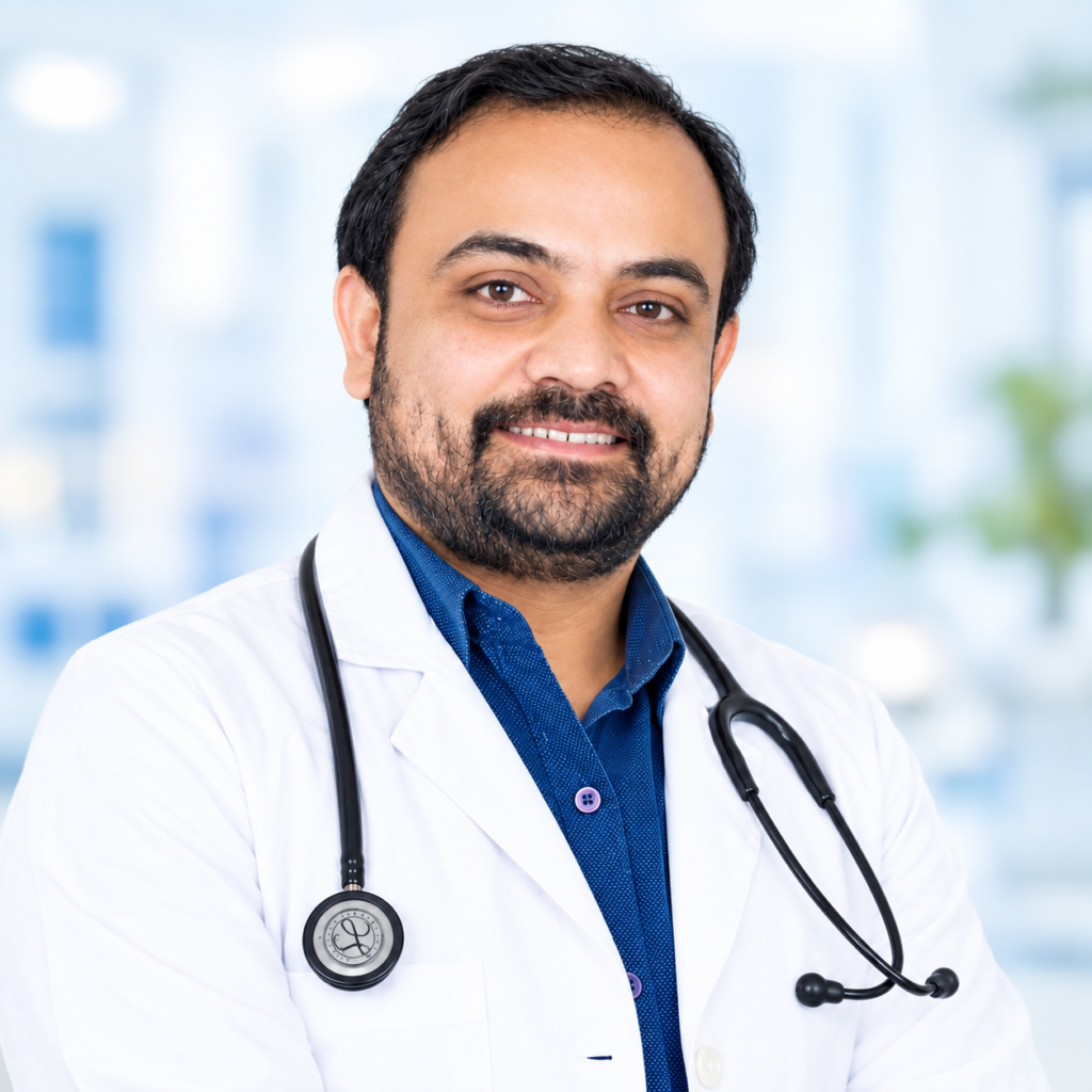 Dr. Dhaval R. Patel MD Physician, Cardiologist, and Diabetologist at Sanjivan Hospital and ICU Palanpur